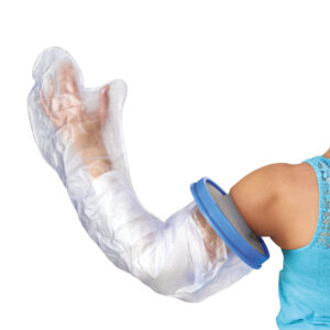 protection étanche du bras pour la douche